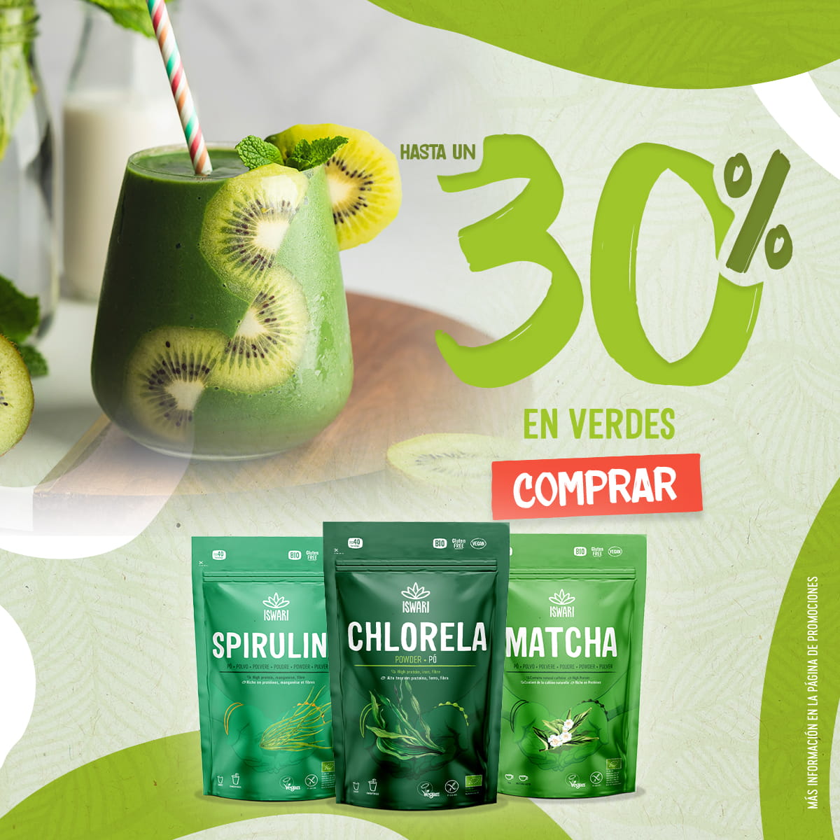 Hasta un 30% de descuento: Categoría Verdes